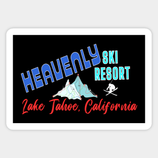 Heavenly Ski Resort Lake Tahoe U.S.A. Gift Ideas For The Ski Enthusiast. Sticker